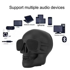 Wireless Bluetooth4.0 Stereo Skull Speaker Portable Mini Stereo Hd Enhanced Bass