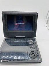 Supersonic 7" Portable DVD Player SC-178DVD Player Unit Only No Remote or Cords