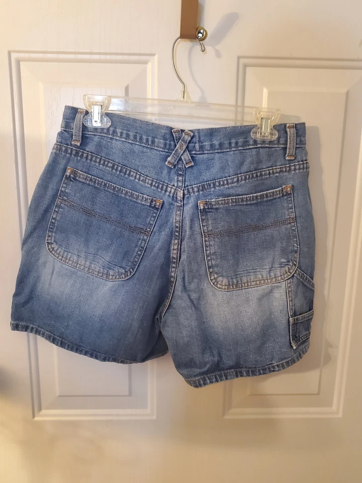 Pantalones Cortos de Denim Y2K Para Mujer Junior Xhilaration De Colección Años 90 Talla 9 Doble Botón Foto 2 de 4