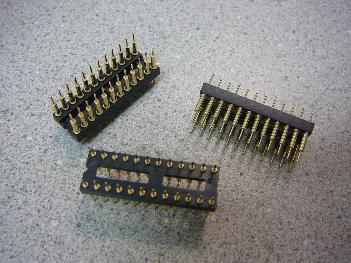 Board to Board Screw Machine DIP Header Connector 24-Pin Dual Row