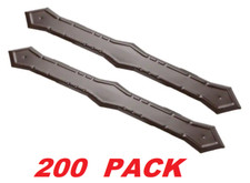 Amerimax 2522919 Fallrohrband, Aluminium, braun, Wandmontage (200er Pack)