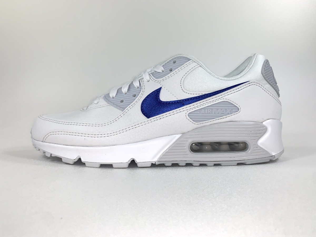 Nike Air Max 90 Summit White Blue DX0115-100 Women Size 12 / Men