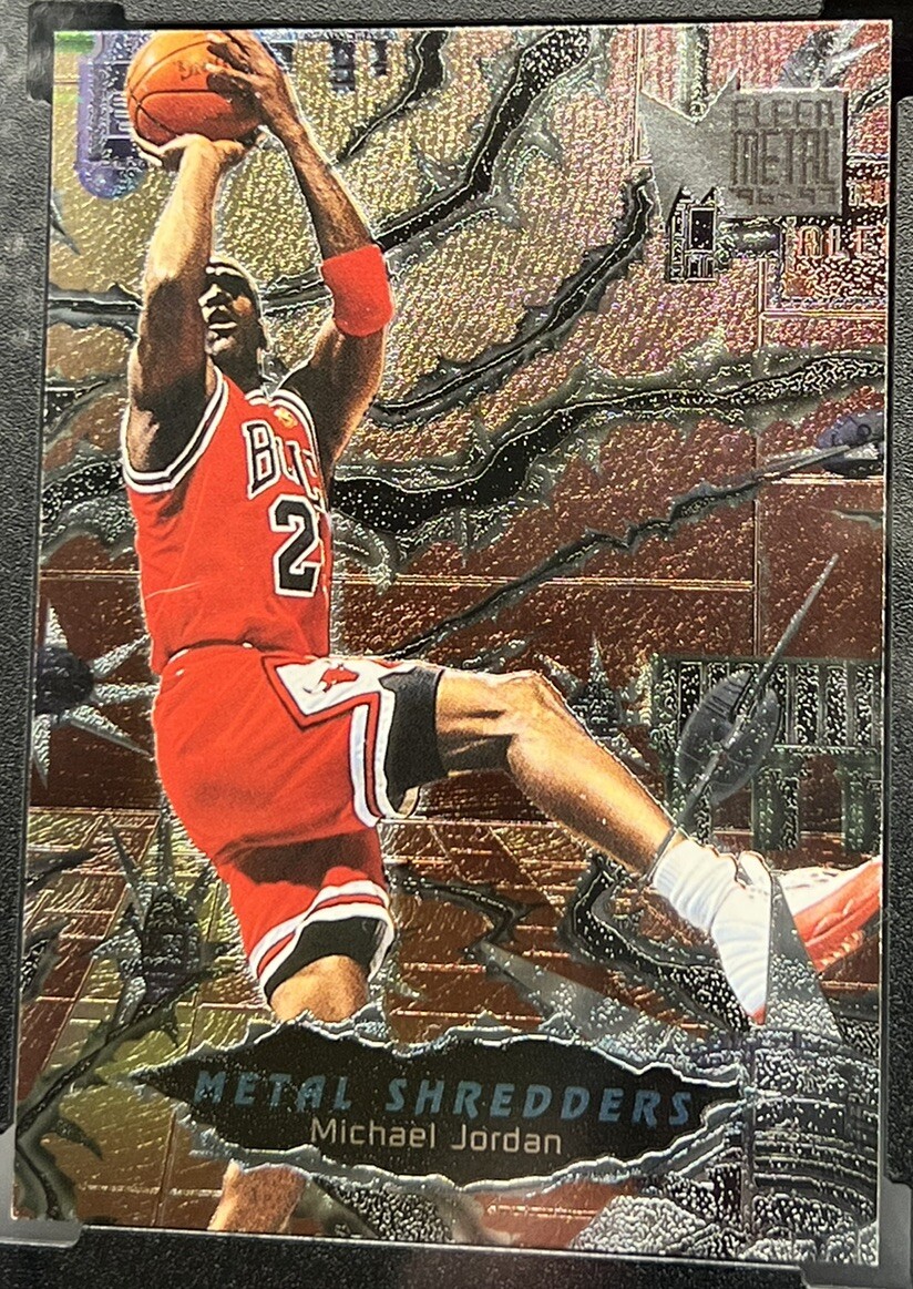 1996-97 Fleer Metal Michael Jordan Shredders SGC 7.5 NM+ NBA