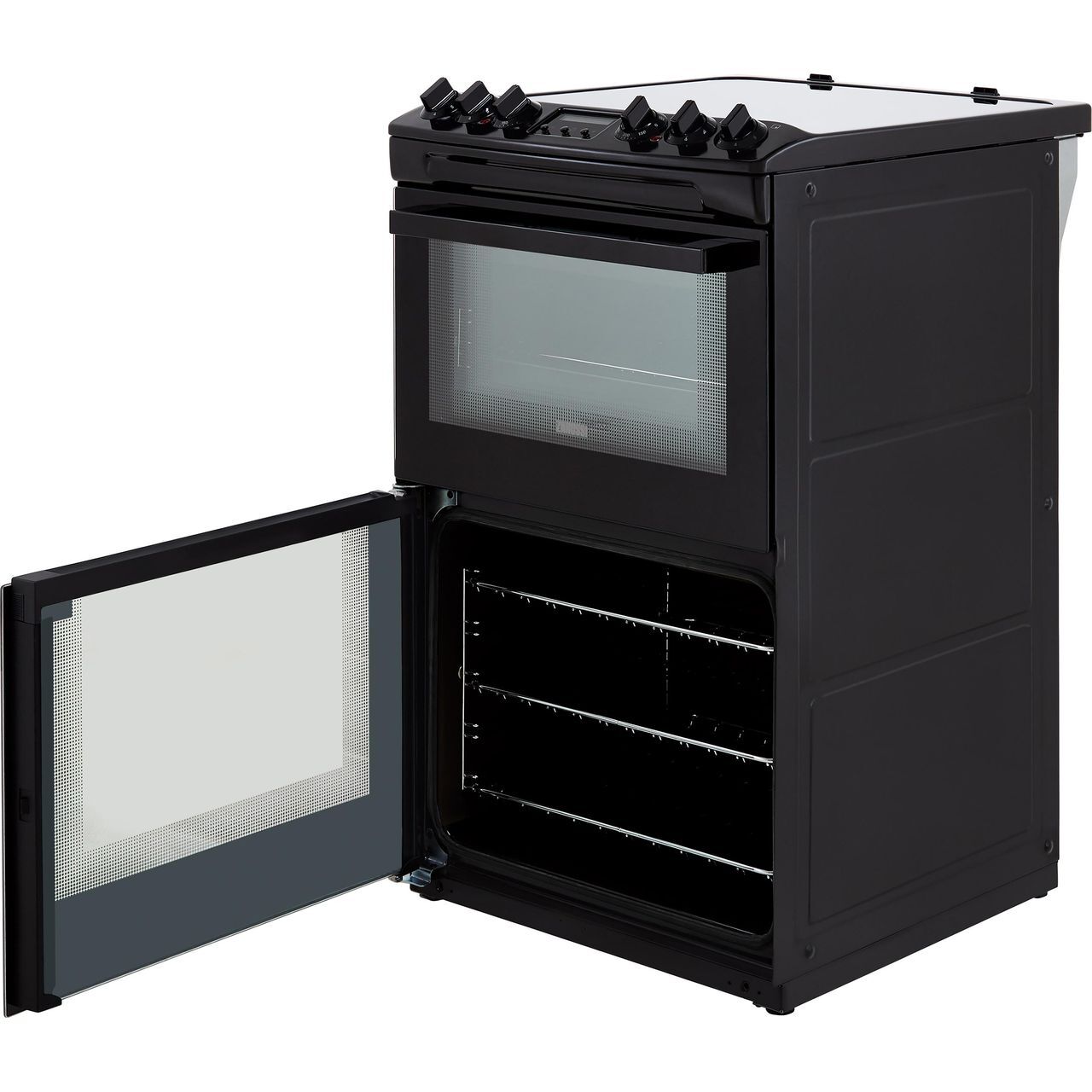 Zanussi ZCV46250BA 55cm Free Standing Electric Cooker with Ceramic Hob