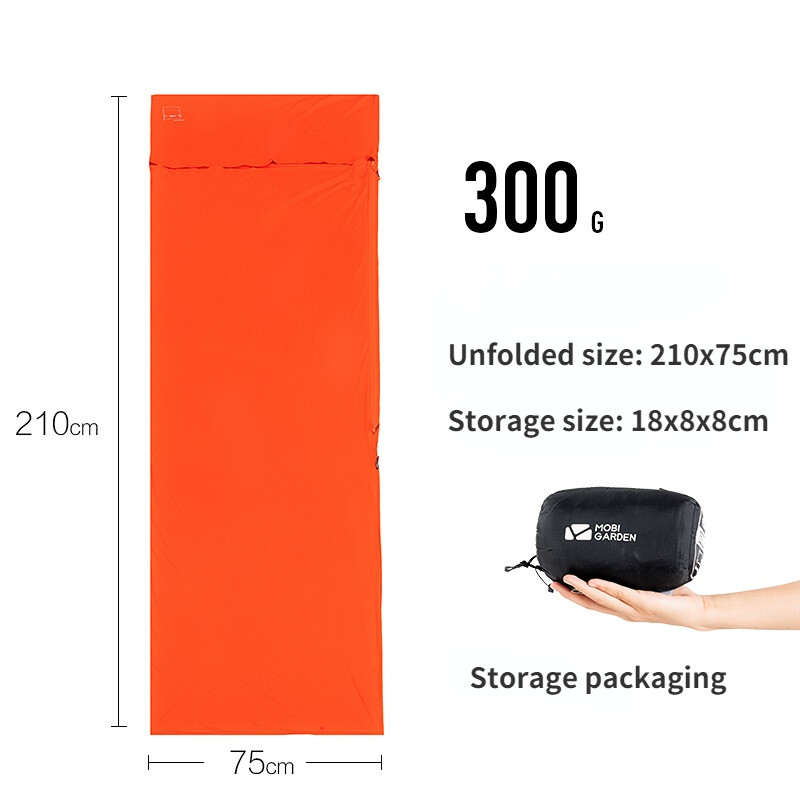 Mobi Garden Outdoor Adult Thin Lightweight Spliced Stretch Sleeping Bag