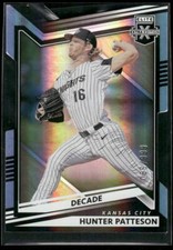 #145 Hunter Patteson 2022 Panini Elite Extra Edition #/999 Decade Die Cut