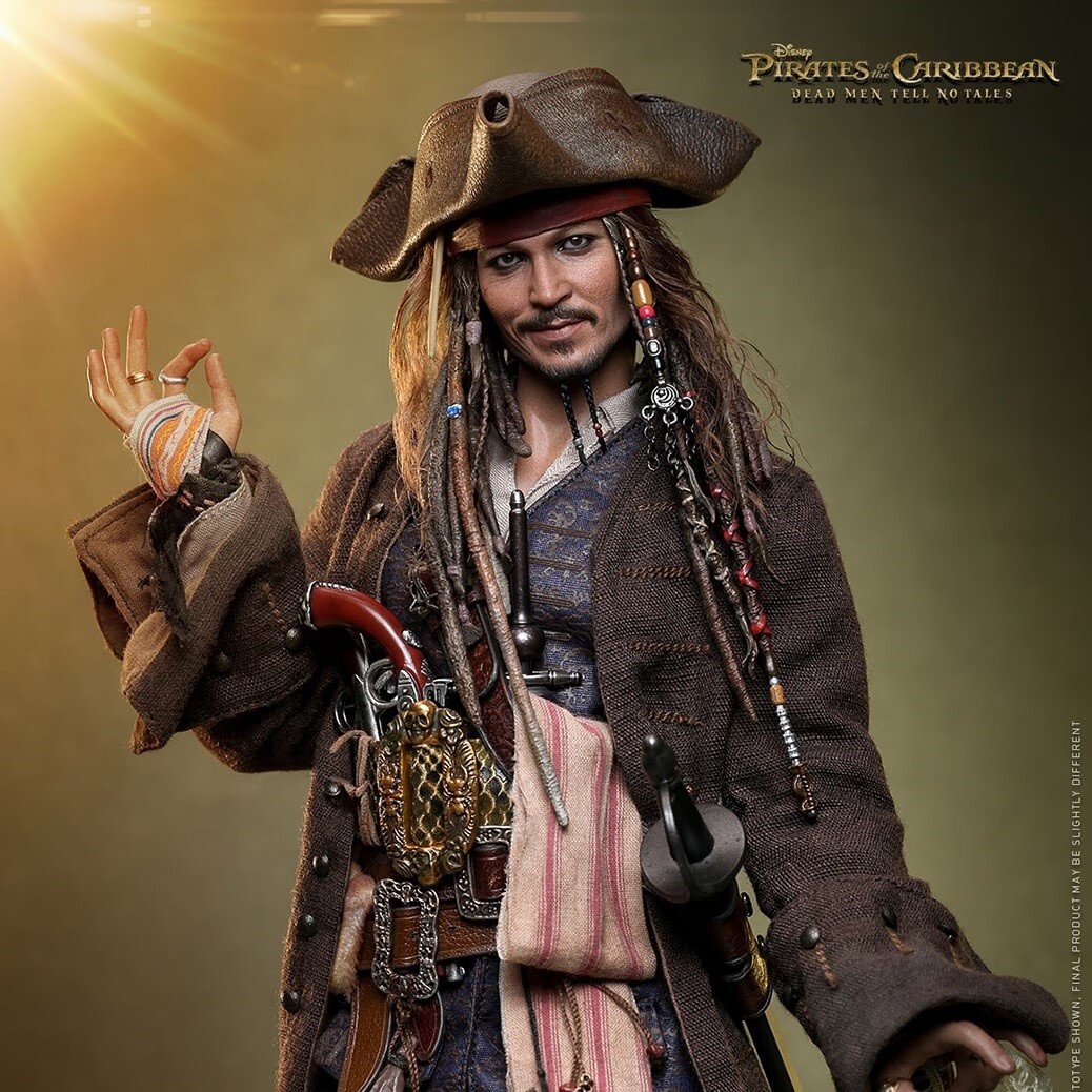 d*⠀様 27.67 FAVORITE 15th ANNIVERSARY Voc 1/6 Pirates of the Caribbean DMTNT Captain Jack Sparrow Fig Hot