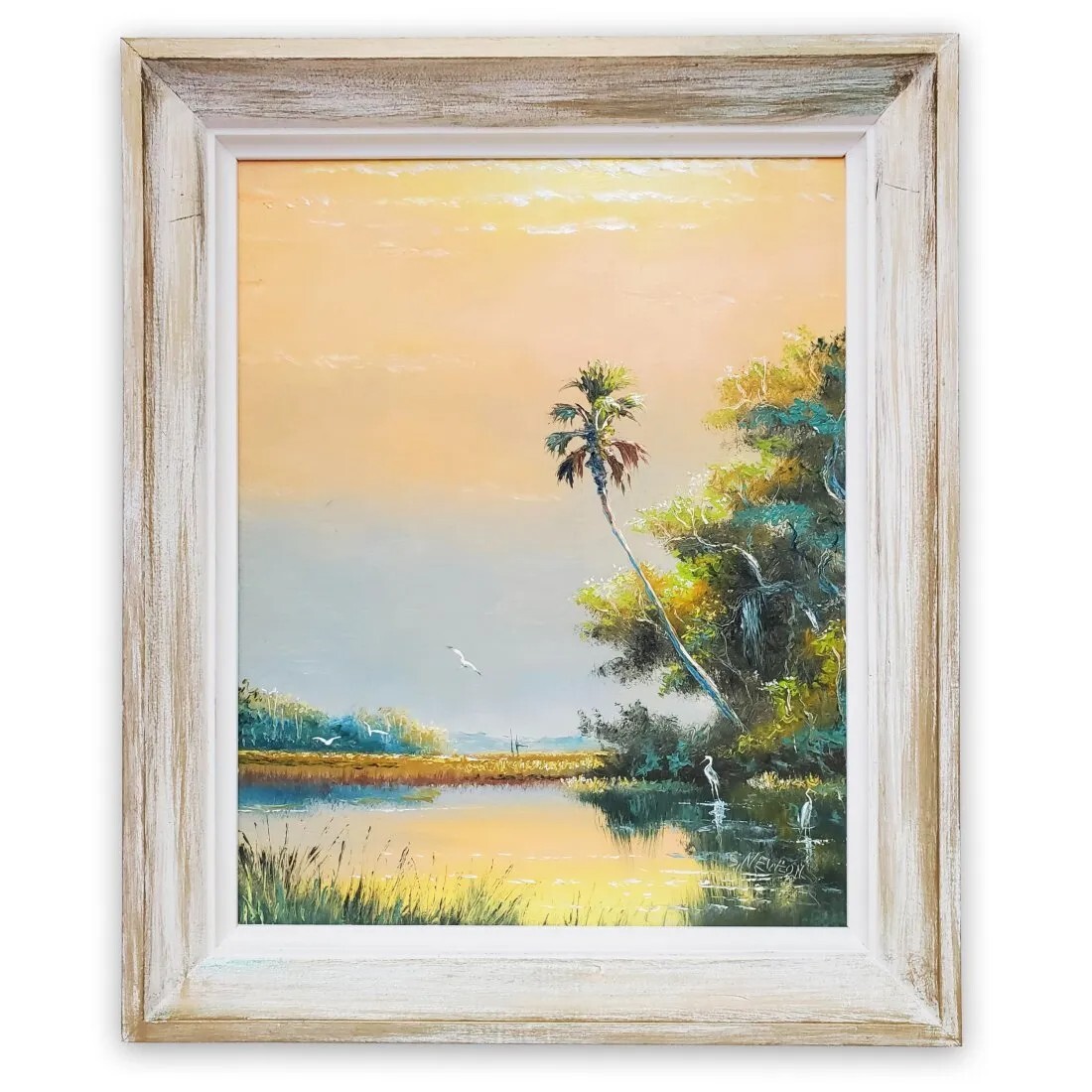 Florida Highwaymen *ORIGINAL* Sam Newton painting 16 x 20