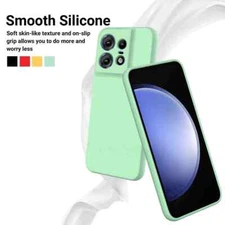 For Motorola Moto Edge 50 Pro Soft Liquid Silicone Skin Touch Feel Case Cover