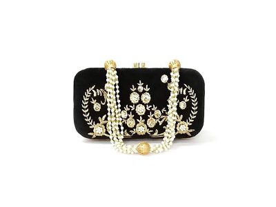NEW HANDCRAFTED ETHNIC CLUTCH POUCH BAG PURSE WOMEN GIRLS LADIES PARTY WEAR 