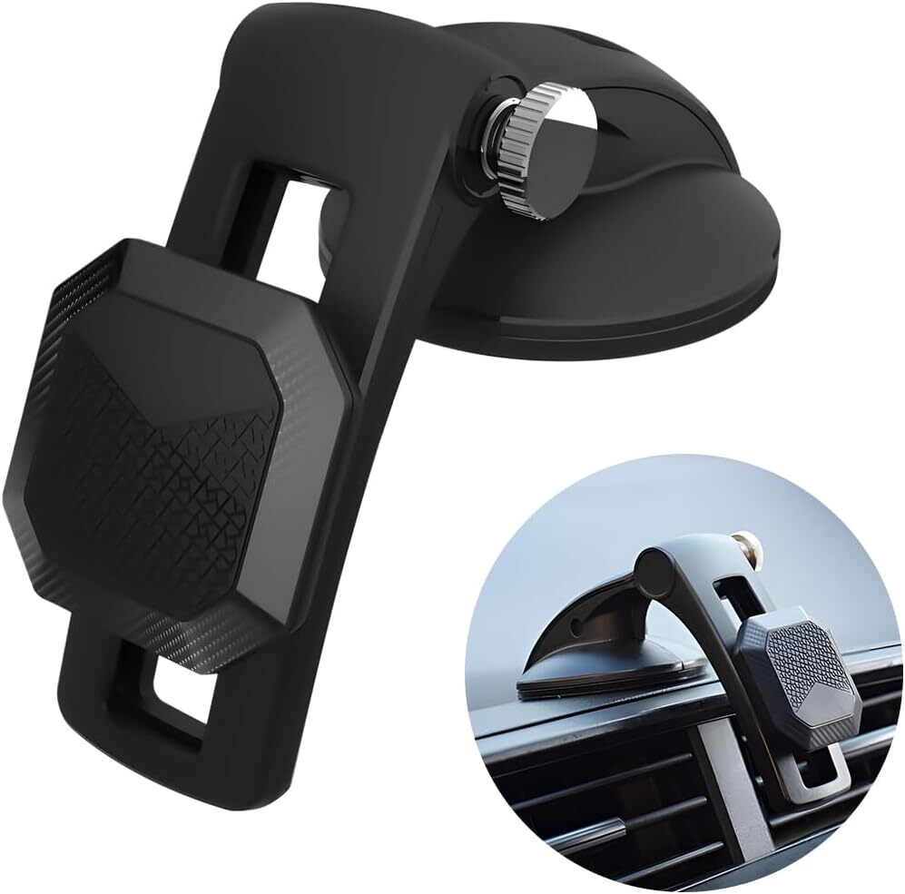 Car Phone Holder Magnetic Auto Phone Mount for Dashboard Windshield Screen-image