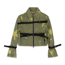 NWT HELENAMANZANO SEA ANEMONE GREEN ZIPPERED JACKET SIZE S $560