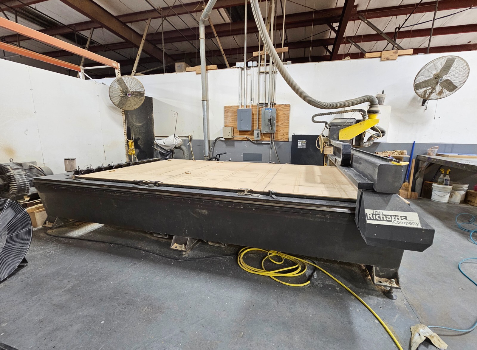 Multicam 3000 Series CNC Router With Vacuum Hold Down Table eBay