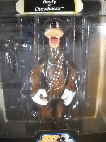 Figura Coleccionable de Star Wars Goofy como Chewbacca Star Wars Acrion NUEVA * - Imagen 2 de 3