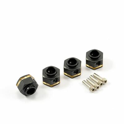Fastrax TRX-4 Messing Sechskant Radnaben V2 +3mm (4) FTTX340BR Adapternabe TRX4