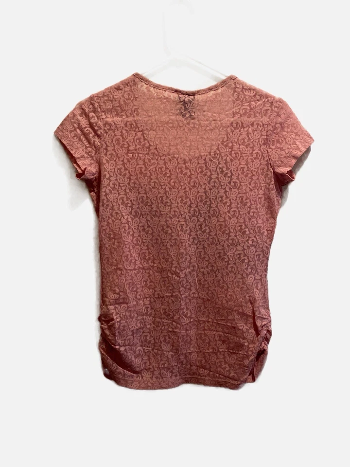 Camisa de verano Vanity Western de encaje transparente con cruz y brillos para mujer vaquera mediana Foto 4 de 4