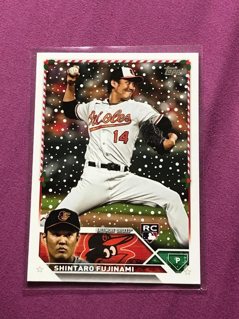 トップス 2023 HOLIDAY 724-14 2023 Topps Holiday RC Shintaro Fujinami Baltimore