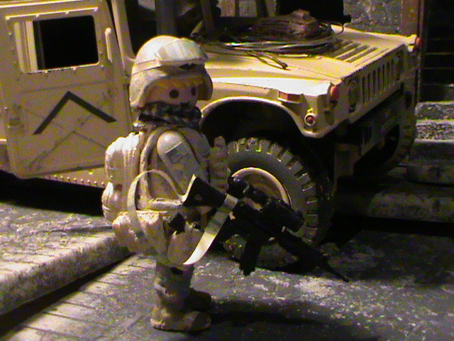 Figurine Playmobil Personnalisée – US Division Cavalerie – SIRIA 2017 – Pièce Unique