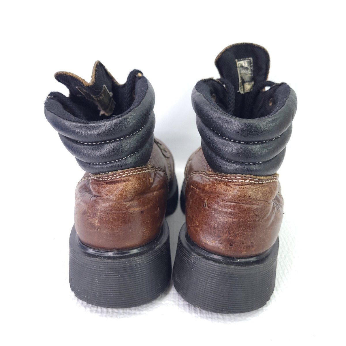 Dr Doc Martens 8731 Size 6 Made In England MIE Brown Leather 