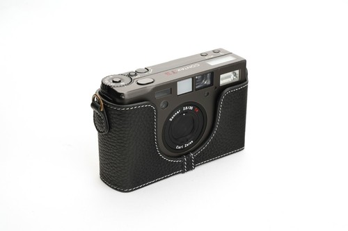 Genuine Real Leather Half Camera Case Bag Cover for Contax T3 Film Camera - Picture 14 of 42