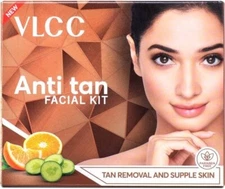 VLCC Anti Tan Facial Kit - Power of 25 vital ingredients,Fights Sun Tan. (60 g)