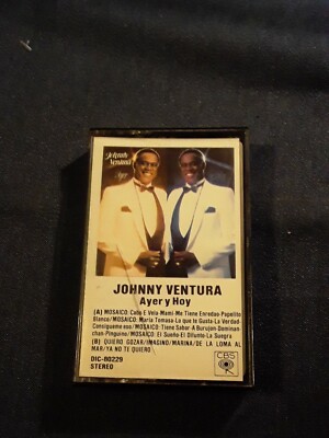 Ayer Y Hoy by Johnny Ventura (1989) cassette -CBS