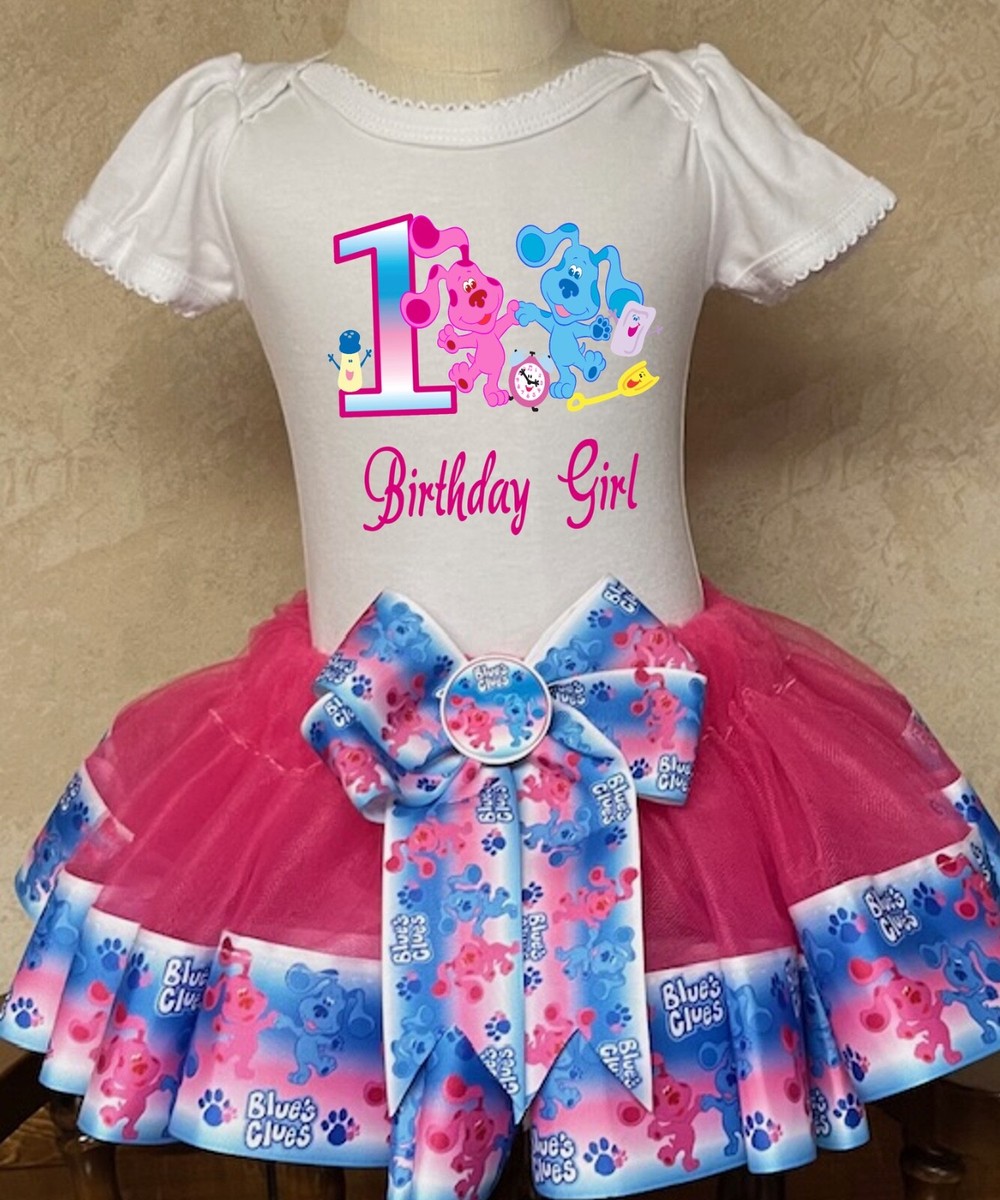Girls BLUES CLUES Birthday Ribbon Tutu Outfit | Tutu, Tshirt & Matching Bow | eBay Girls BLUES CLUES Birthday Ribbon Tutu Outfit | Tutu, Tshirt & Matching Bow | eBay