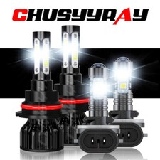 Para for 1999 2000 2001 Dodge Ram 1500 2500 3500 LED faro+luces antiniebla 6000K