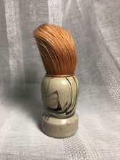 BARBER SHAVING Lather Brush Vintage 4  Gentleman  s shaving cream brush
