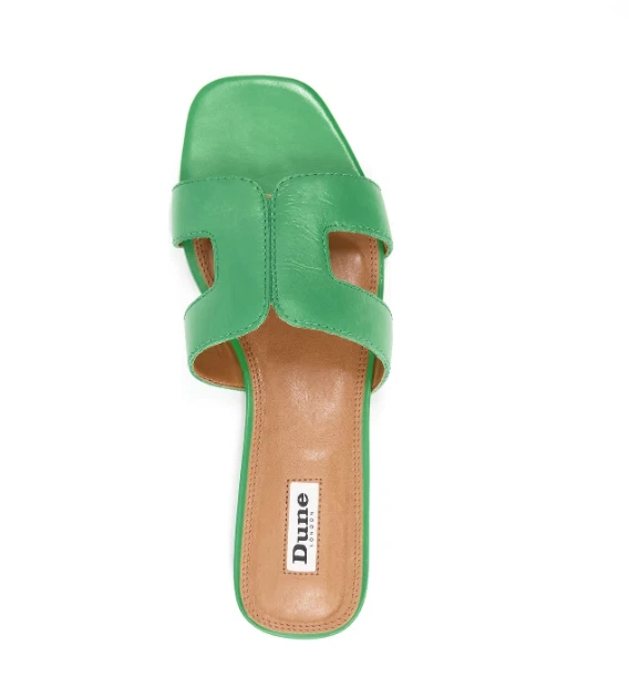 Dune loupe gold sandals clearance