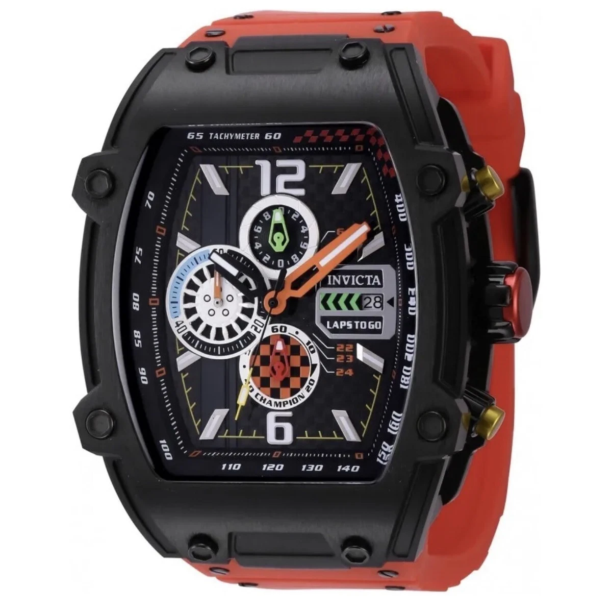 Invicta S1 Rally Diablo Chronograph Quartz Black Dial Men s Watch