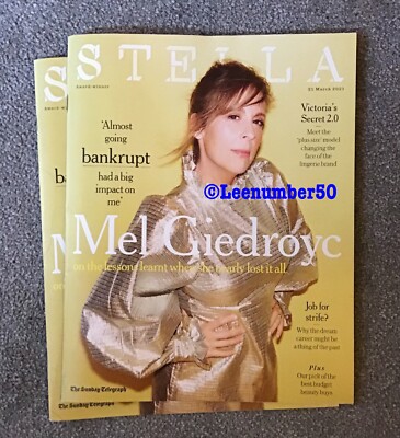 The Sunday Telegraph STELLA  MAGAZINE Mel Giedroyc 21/3/2021 New Candice Huffine