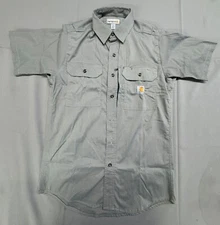 Carhartt Men's Short-Sleeve Button-Down Work Shirt