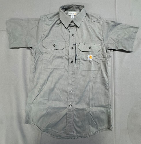 Carhartt Men's Short-Sleeve Button-Down Work Shirt - Picture 14 of 44