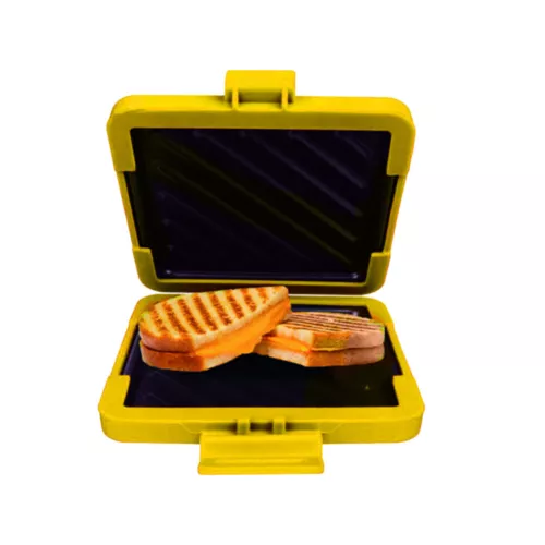 Mikrowelle Toastie Maker Sandwich Schnelles Frühstück Antihaft Panini Presse Grill - Bild 6 von 16