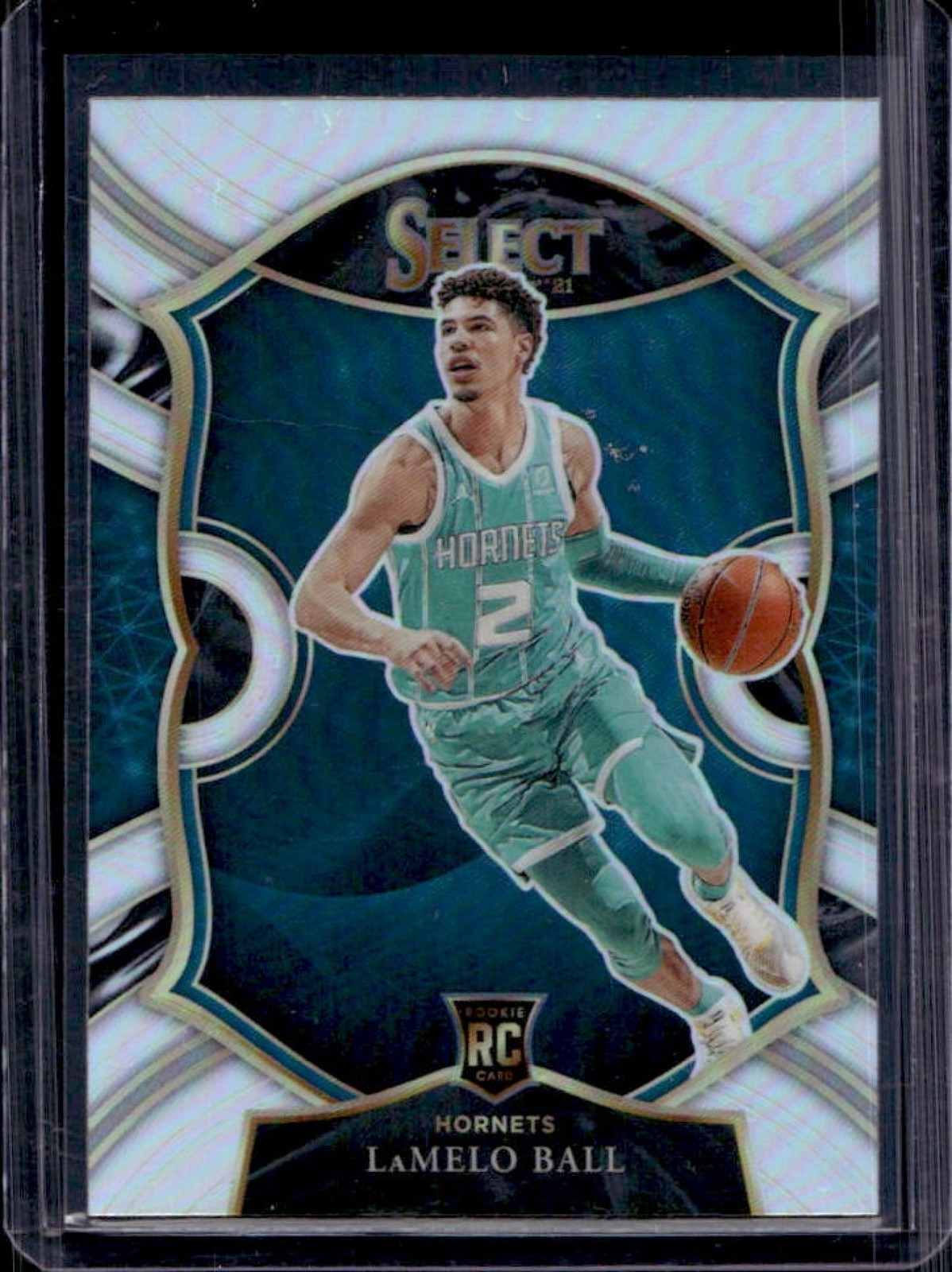 2020-21 Select LaMelo Ball RC Silver Prizms Rookie Concourse #63 Hornets