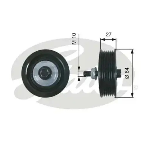 V-belt pulley Metal T36602 GATES for TOYOTA YARIS/VITZ - Image 2