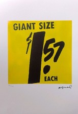 Andy Warhol Litografia Su Carta 42x29.7 Cm Firma In Lastra 199 Ex.
