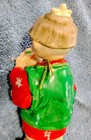 Vintage Japanese Child Figurine With Ball Doll Hand Painted 6" Tall  — photo 10