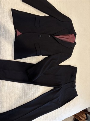 Topman Black Suit, Jacket 36R, Jacket W30/L32, Skinny Fit