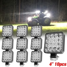 10pcs 120w Led Work Light Truck Offroad Tractor Flood Lights 12v Square 4 Inch 10pcs 120w Led Work Light Truck Offroad Tractor Flood Lights 12v Square 4 Inch