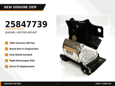   OEM GM Engine Mount 25847739 Hummer H3 H3T Tahoe Yukon Escalade 5.3L