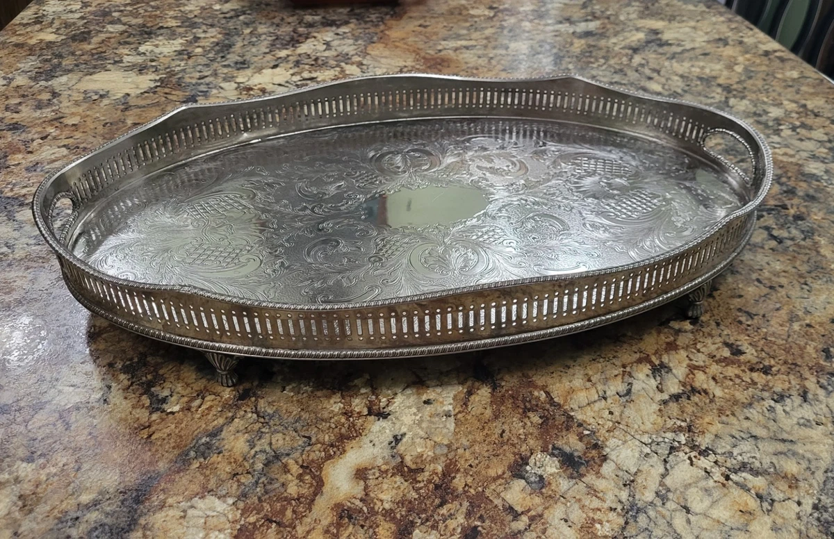 Copper Platter In Antique Us Silver-Plated Platters & Trays for