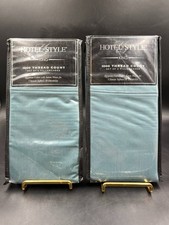 2 Sets of 2 Hotel Style Egyptian Cotton-1000 Thread Count-King Teal Pillowcases
