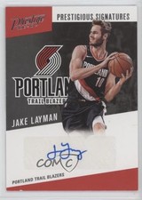 2017-18 Panini Prestige Prestigious Signatures Jake Layman #PS-JLM Auto i6j