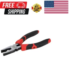 8-Inch Lineman's Pliers - Ergonomic Grips & Chrome Vanadium Steel Excellence