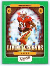 2024 Panini Prestige - Living Legends Terrell Owens #LL-TOS Xtra Points 86/149