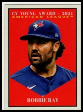 2022 Topps Archives #319 Robbie Ray Toronto Blue Jays MVP SP Short Print NM-MT