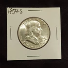 1954 Franklin Half Dollar San Francisco Uncirculated Silver Coin
