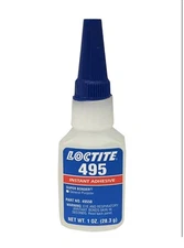 10 x Henkel Loctite 495 Instant Adhesives Super Glue 1oz btls